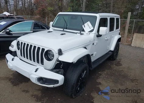 2022 Jeep Wrangler Unlimited High Altitude 4X4 from USA, damaged, VIN 1C4HJXEN7NW173452